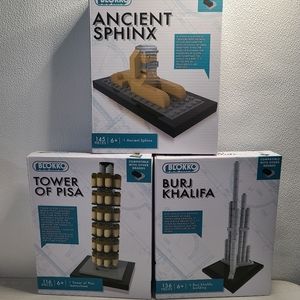 Blokko 3 Pack Monument Building Sets - Loads of Fun!